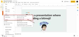 This is an image of google slides save as pdf 2
