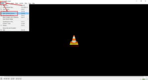 This is an image of vlc open m3u 2
