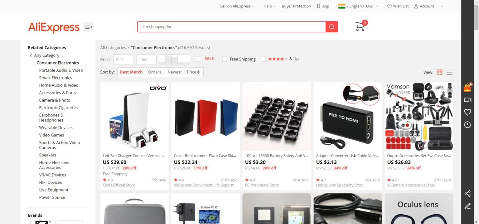 Top 11 sites to buy electronics