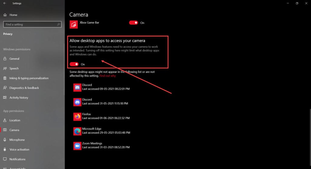 How to fix 'Google Meet camera failed' issue?