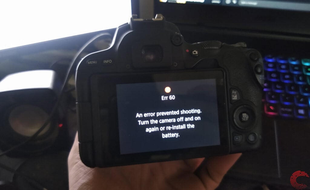 canon 5d ii error 20