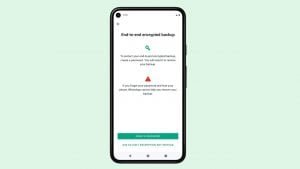 This is an image of whatsapp e2e backup ss
