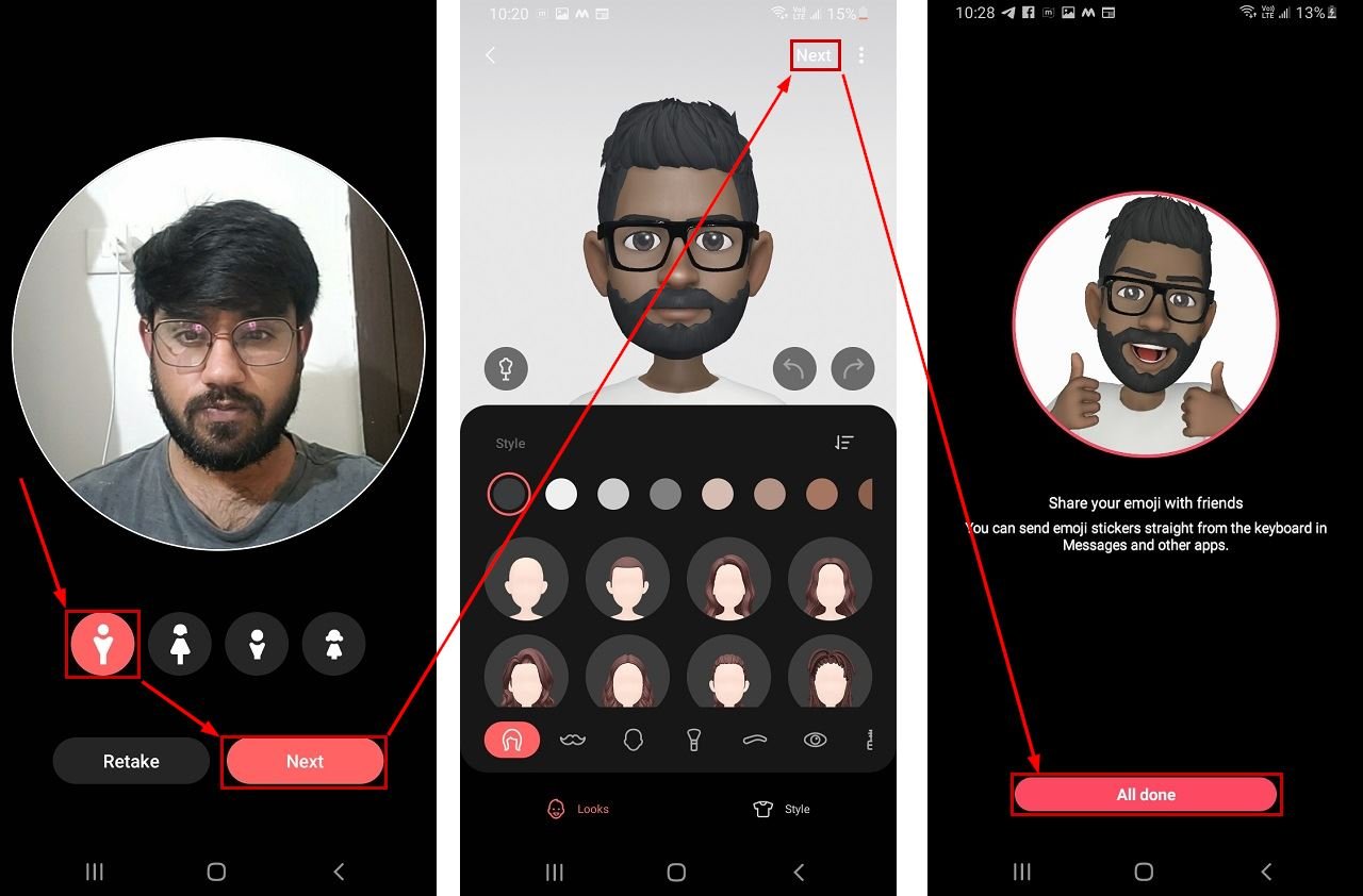 What is AR Zone app on Samsung phones?