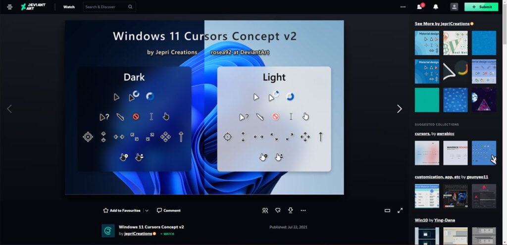 Windows 11 Cursors Concept v2 by jepriCreations on DeviantArt