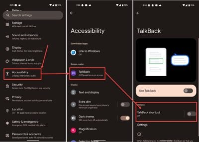 talkback-shortcut 1 This is an image of talkback shortcut
