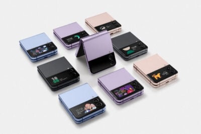 This is an image of samsung flip4 featured