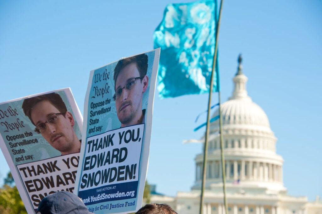 2013 surveillance was "child's play" compared to today: Snowden 1 Photo by rena schild / shutterstock. Com