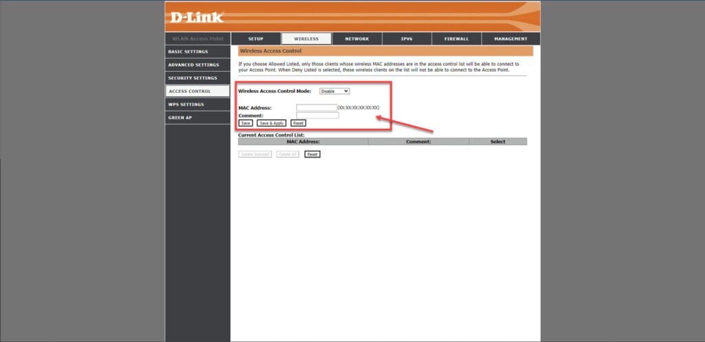 What is Espressif device? 2 This is an image of mac filtering