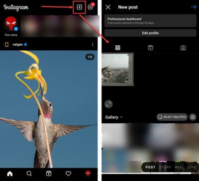 This is an image of add icon instagram