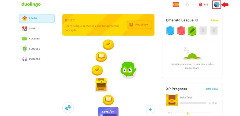 How to add friends on Duolingo?