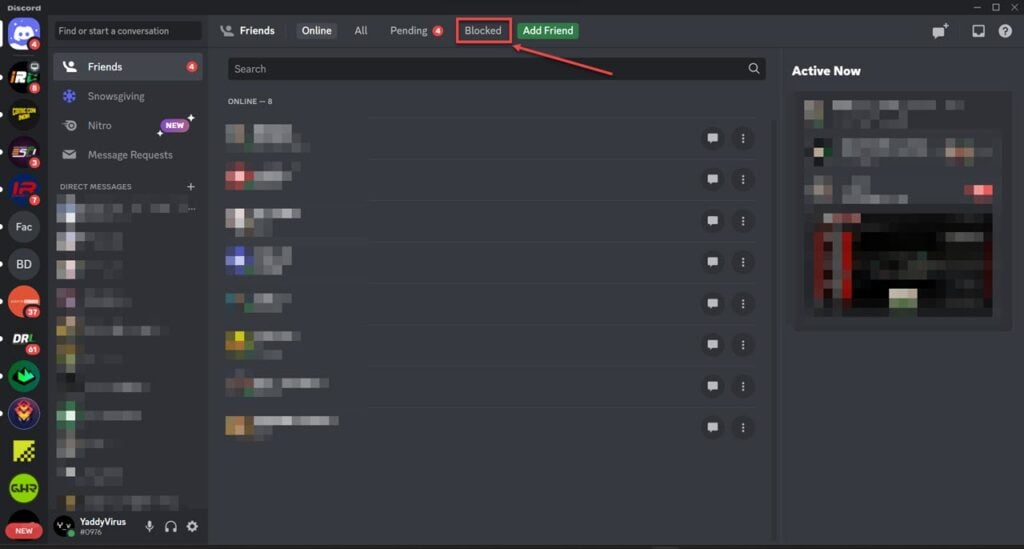 How to unblock someone on Discord? 2 This is an image of discord unblock 2