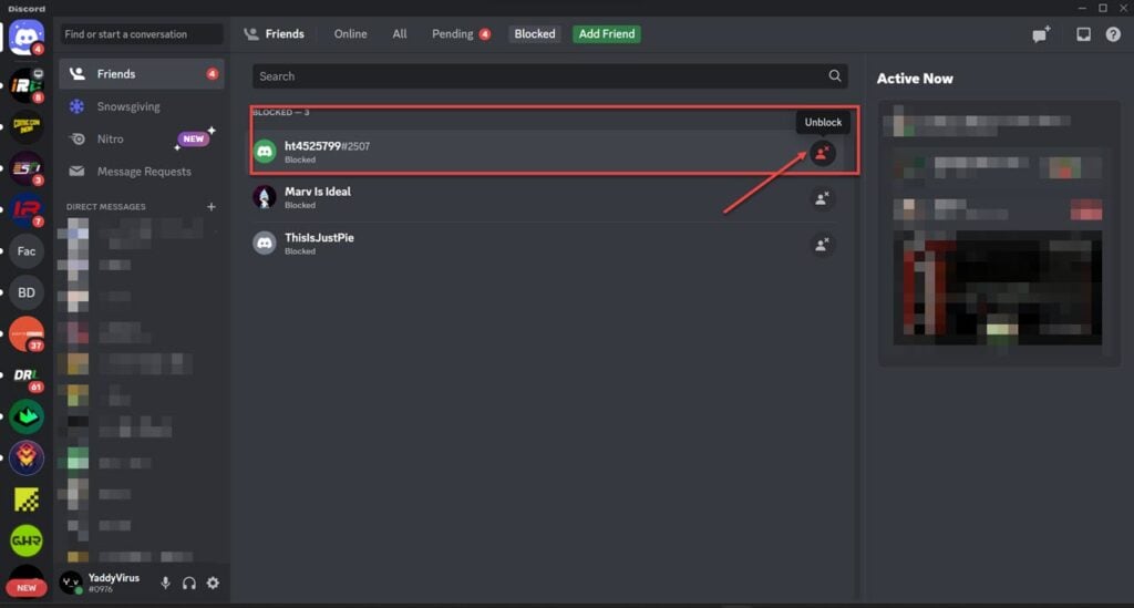 How to unblock someone on Discord? 3 This is an image of discord unblock 3