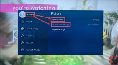 This is an image of samsung tv resolution 2
