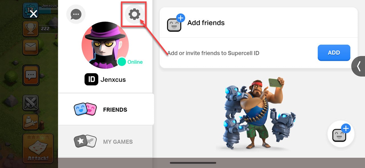 How to switch Clash of Clans account?