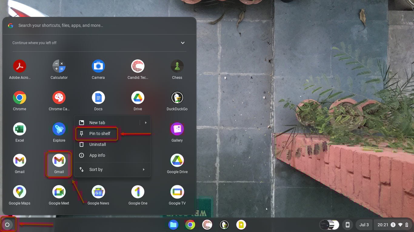 How to put app icons on Chromebook's desktop? - How To Put Apps On Home Screen Chromebook