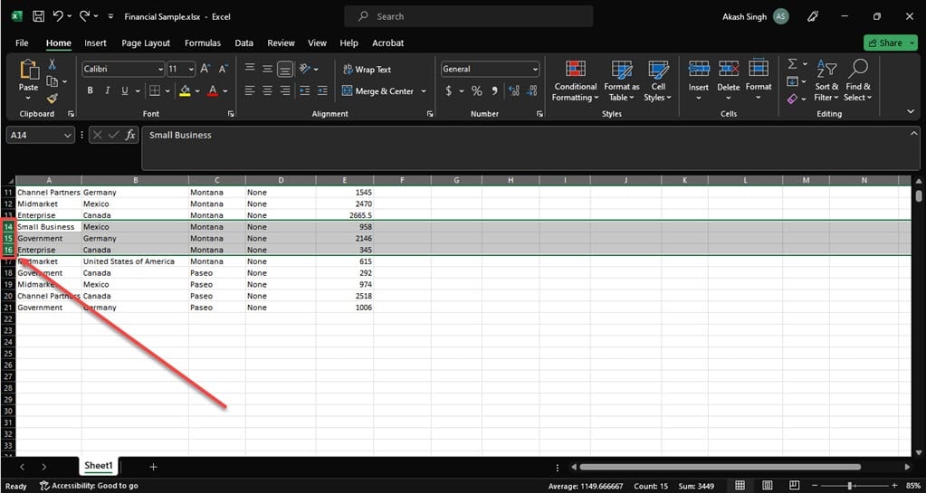 How To Insert Multiple Rows In Excel 9930