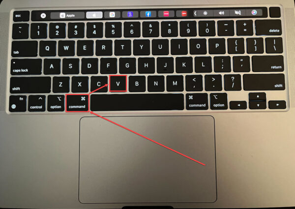 How to copy and paste on a Mac?