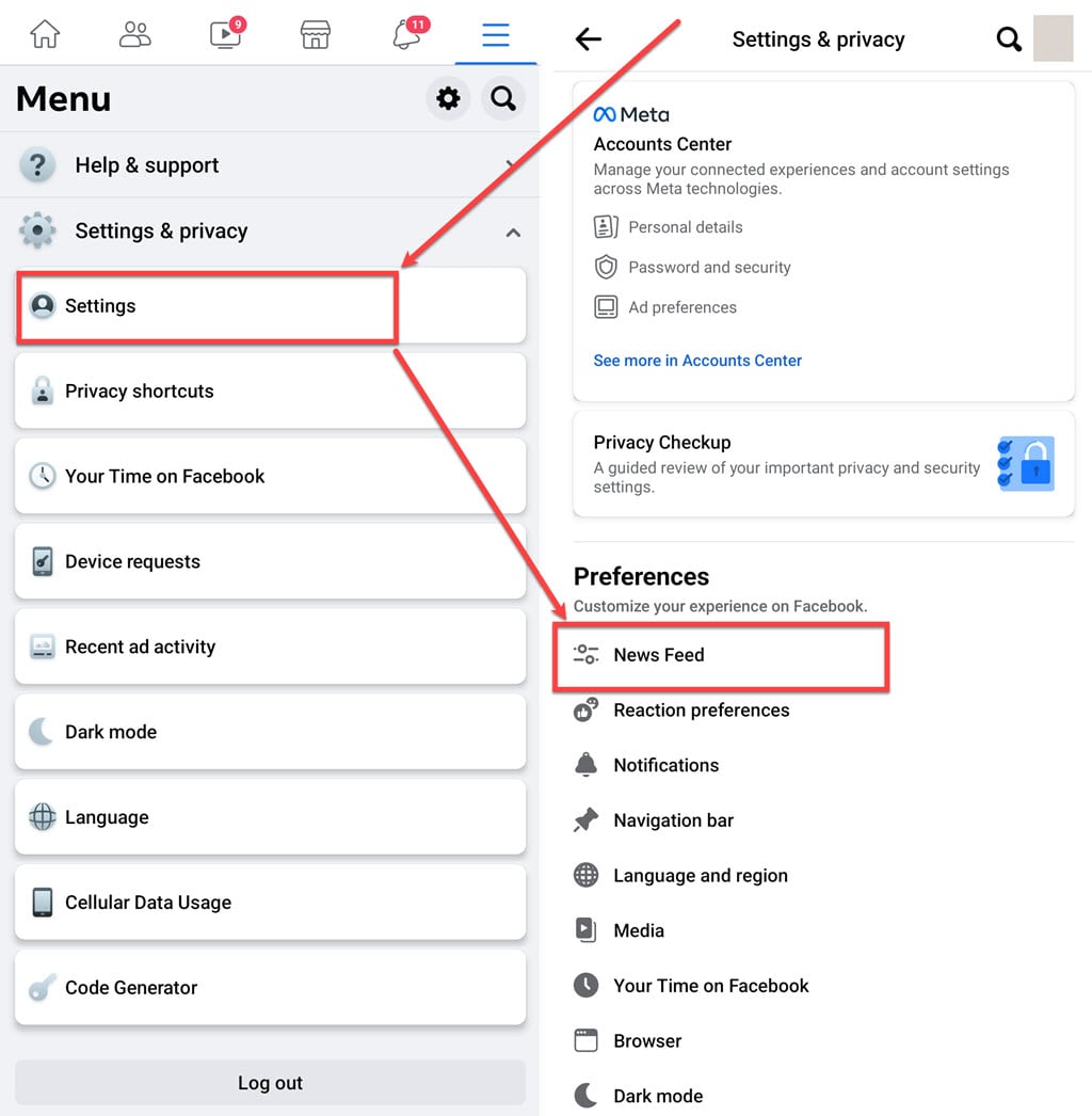 How to unsnooze someone on Facebook?