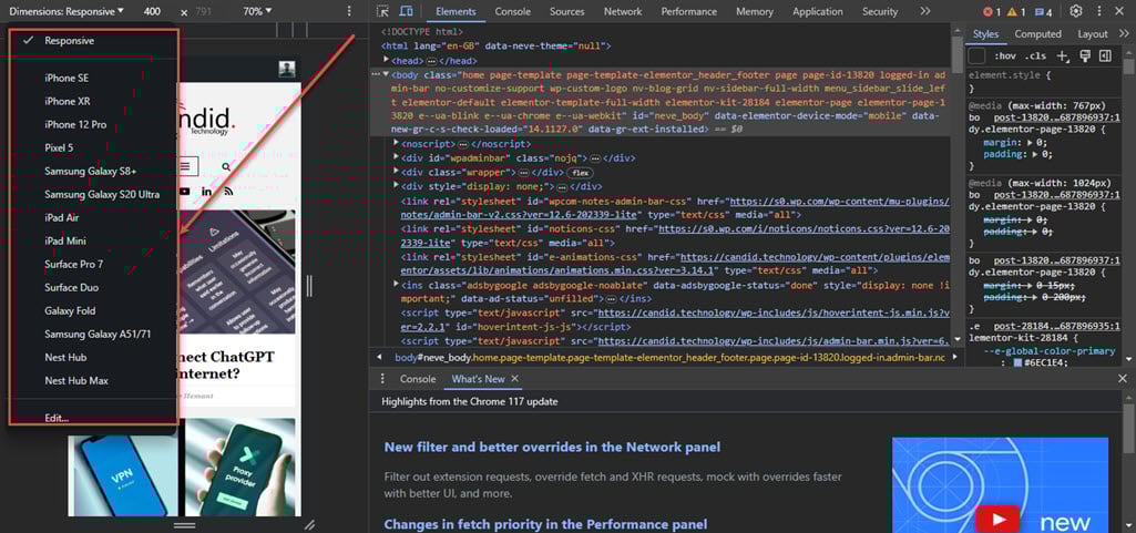 How to inspect element on Android? 3 This is an image of inspect element on android ss3