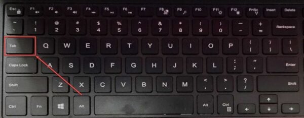 This is an image of tab key ss