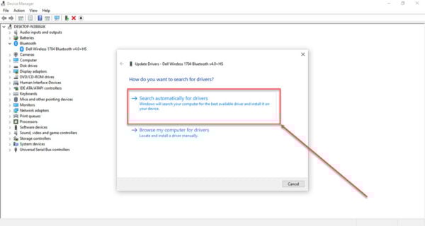 This is an image of update bluetooth driver windows ss3