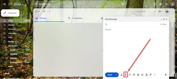This is an image of attachment symbol gmail ss