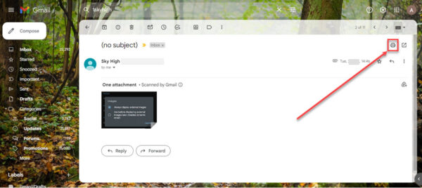 This is an image of print gmail ss