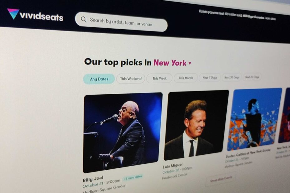 This is an image of vividseats featured