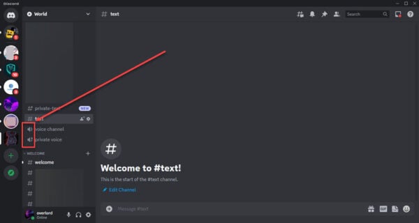 This is an image of voice channel symbol discord ss