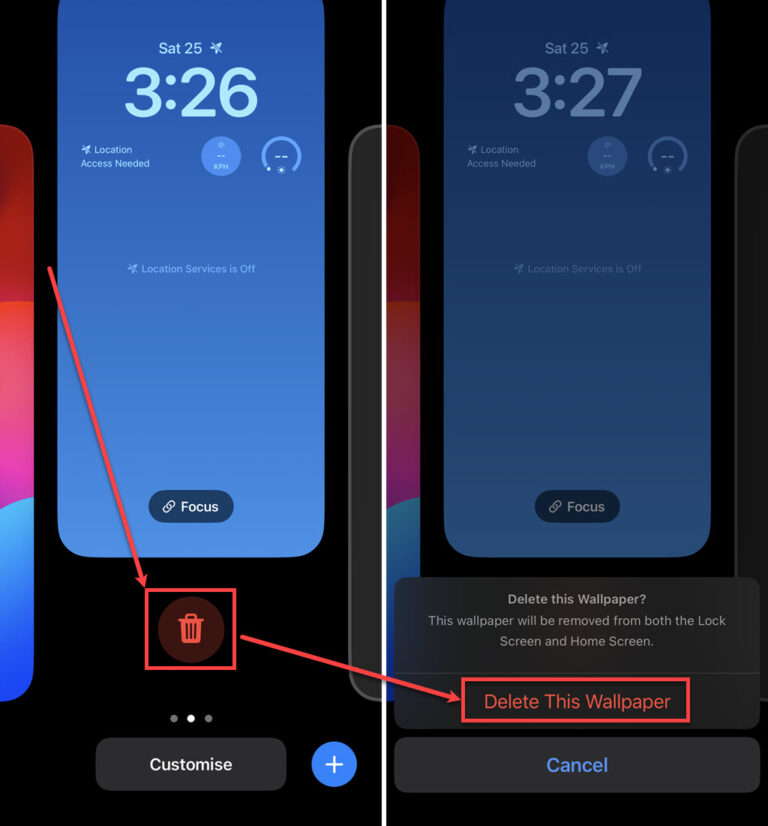 How to delete a wallpaper on your iPhone?