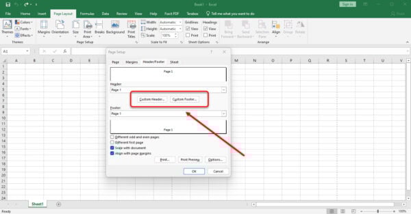 This is an image of addpagenumberexcel ss4