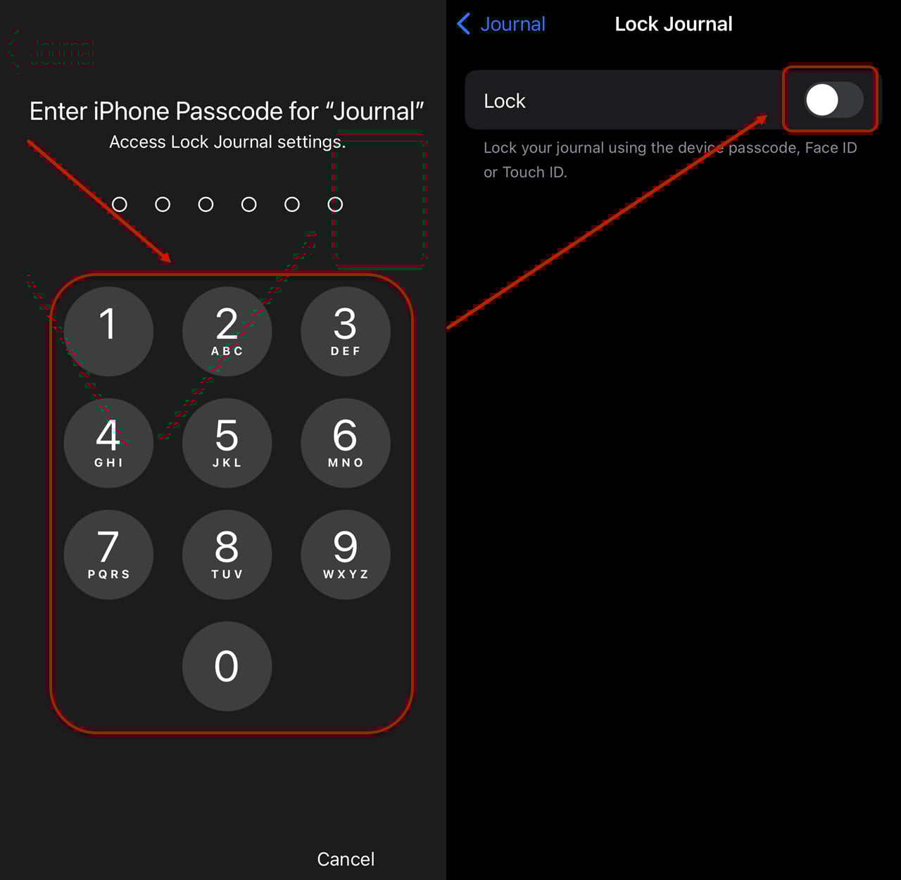 Lockjournalappiphone Ss2 Candid Technology