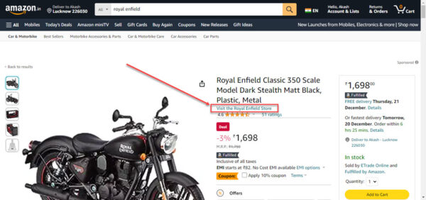 This is an image of brand storefront amazon ss2