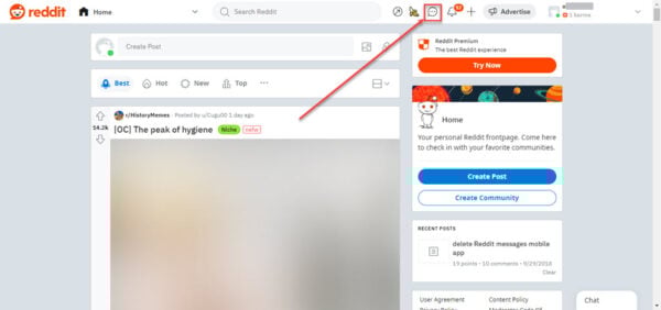 This is an image of delete sent message reddit web ss1
