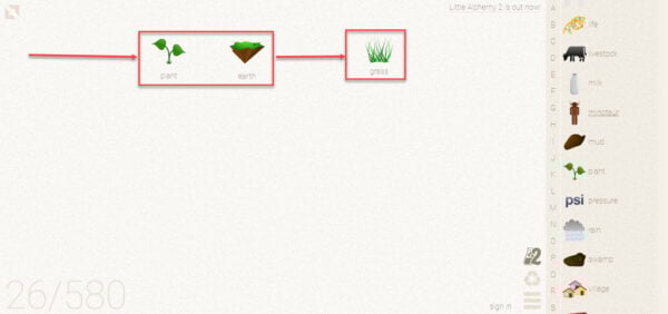 This is an image of grass little alachemy ss