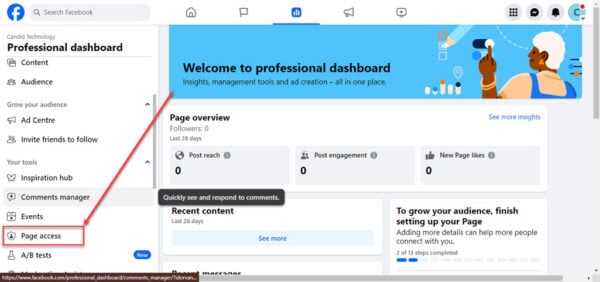 This is an image of remove admin from fb page ss4