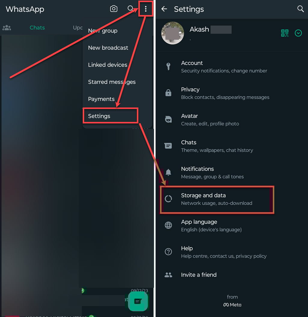 How to stop WhatsApp from saving photos?