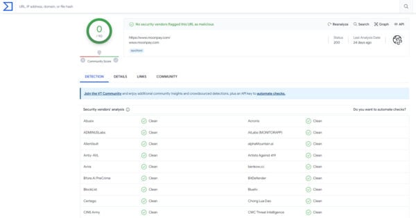 This is an image of moonpayvirustotal ss1
