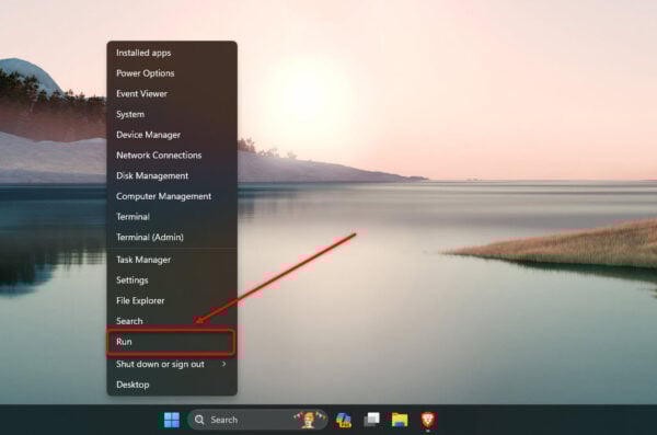 This is an image of powerusermenurunwindows11 ss1
