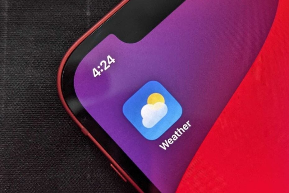 This is an image of weather app featured ios iphone candid. Technology