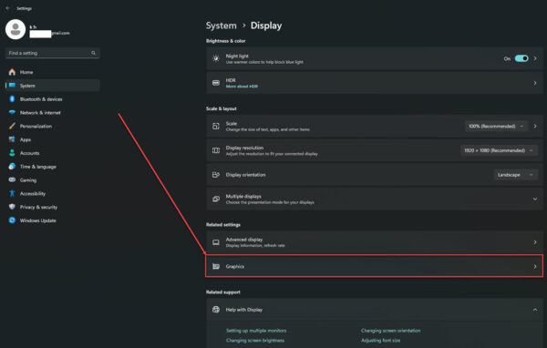 This is an image of disable hardware accelerated gpu scheduling win 11 ss2