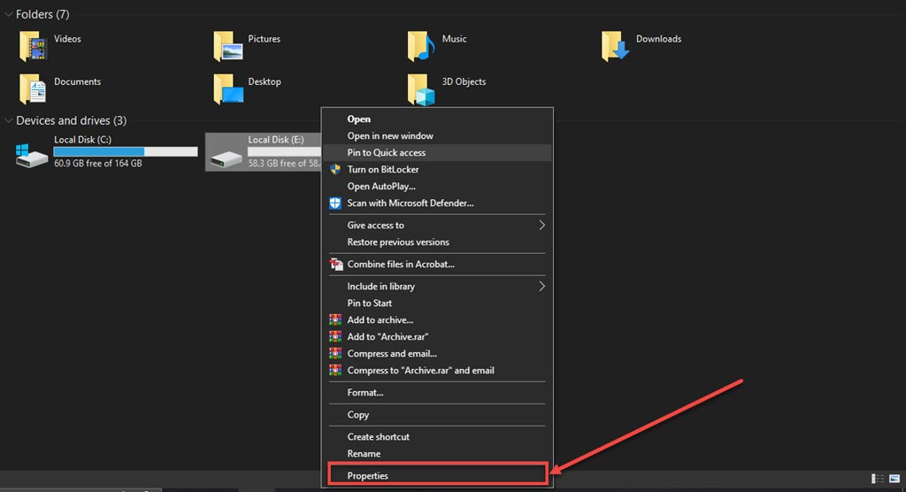 How to fix error 0x800701b1? 17 This is an image of image 2