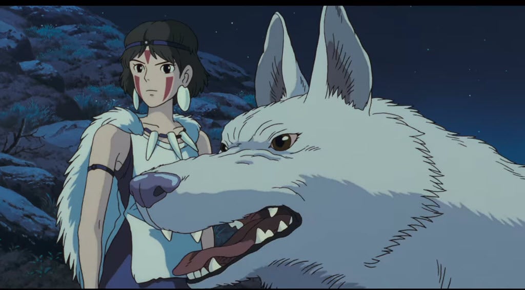 Where to watch Studio Ghibli movies? Top 7 you should 1 This is an image of princess mononoke ss