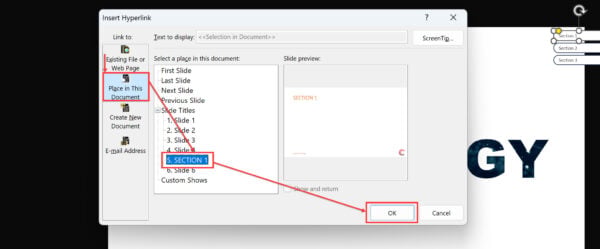 screenshot-powerpoint-insert-hyperlink-to-place-in-this-document 1 This is an image of screenshot powerpoint insert hyperlink to place in this document