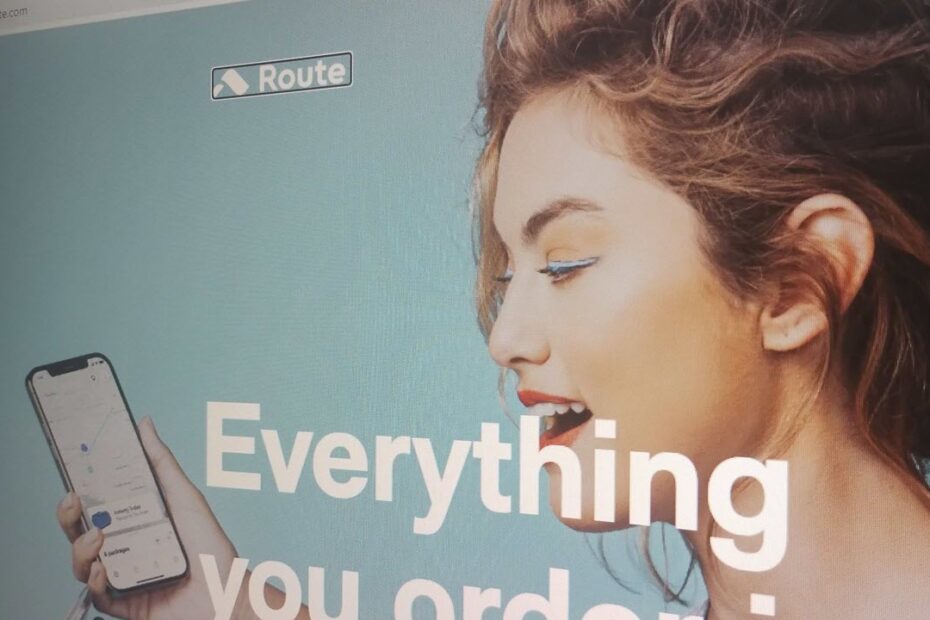 This is an image of route app featured