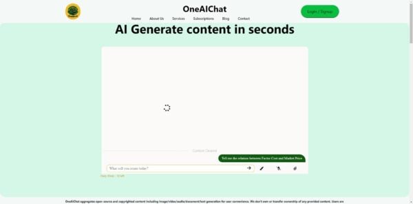 This is an image of oneaichat featured ss1