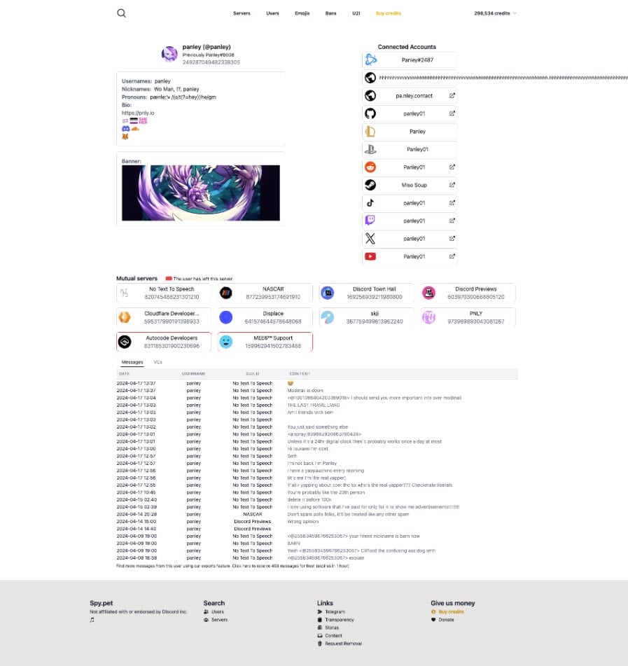 This is an image of spypet discord ss1 1