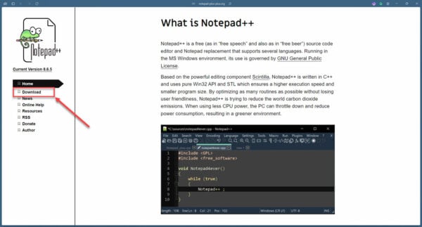 How to download and install Notepad++?