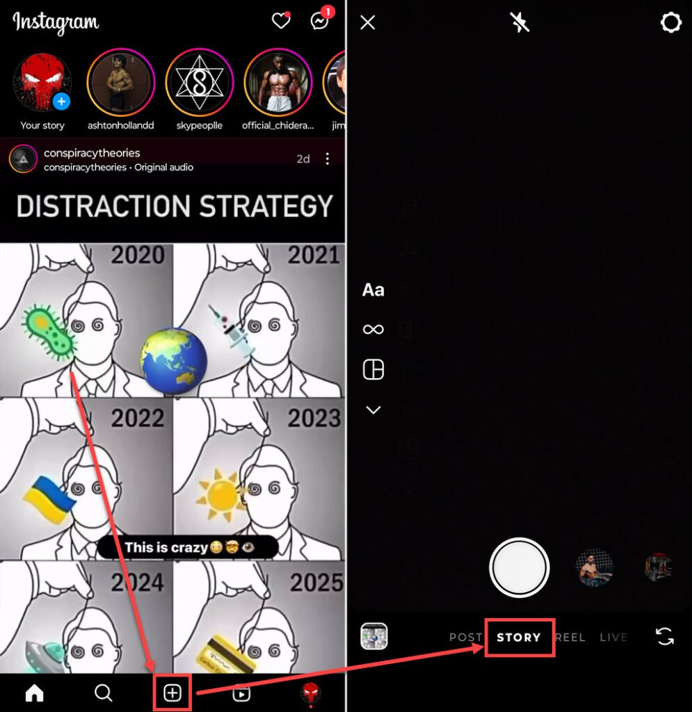 How to hide music stickers on Instagram Story? 1 This is an image of hide music sticker instagram ss1