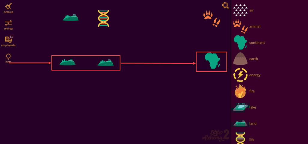 This is an image of continent la2 ss
